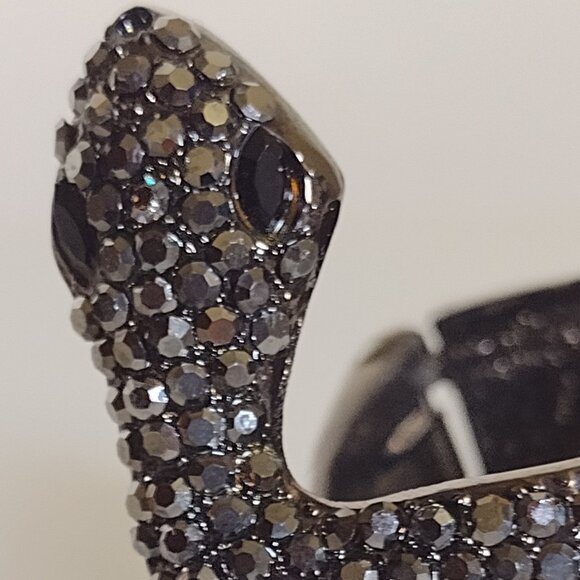 Bracelet Snake Shaped, Grey black snake bracket, Party Bracelet - Picture 3 of 8